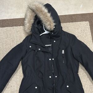 Black winter coat
